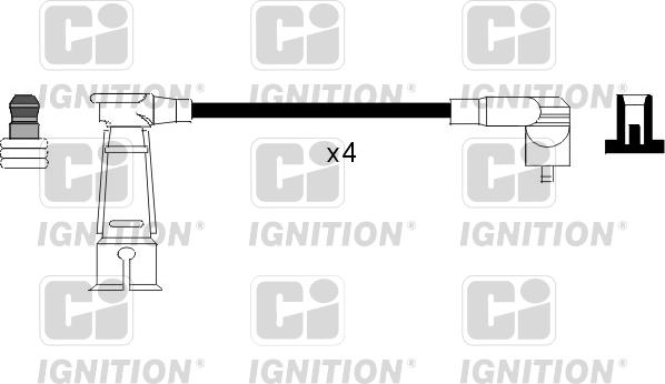 Quinton Hazell XC914 - Ignition Cable Kit autospares.lv