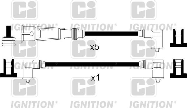 Quinton Hazell XC939 - Ignition Cable Kit autospares.lv