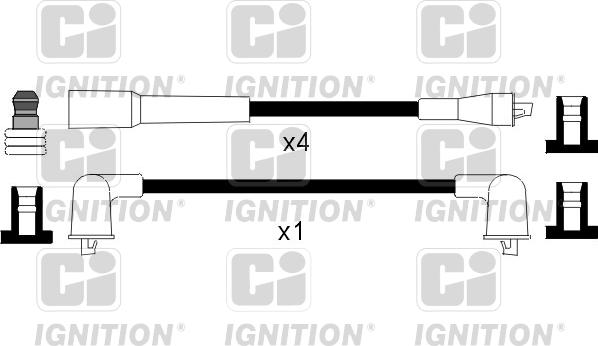 Quinton Hazell XC921 - Ignition Cable Kit autospares.lv