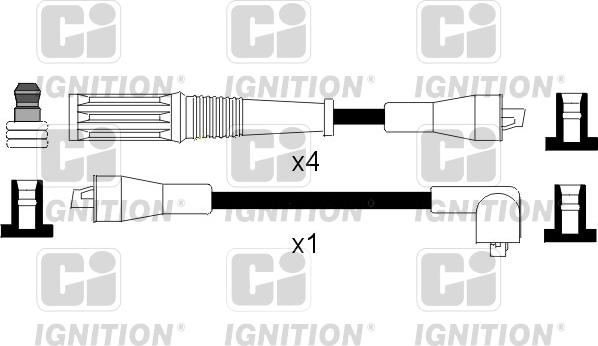 Quinton Hazell XC928 - Ignition Cable Kit autospares.lv