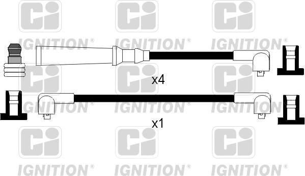 Quinton Hazell XC498 - Ignition Cable Kit autospares.lv