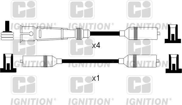 Quinton Hazell XC440 - Ignition Cable Kit autospares.lv