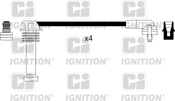 Quinton Hazell XC402 - Ignition Cable Kit autospares.lv