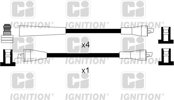 Quinton Hazell XC411 - Ignition Cable Kit autospares.lv