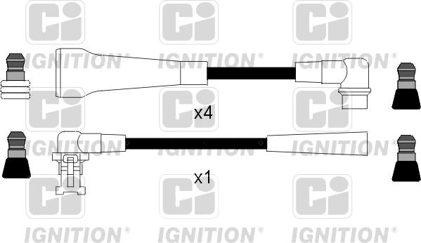 Quinton Hazell XC482 - Ignition Cable Kit autospares.lv