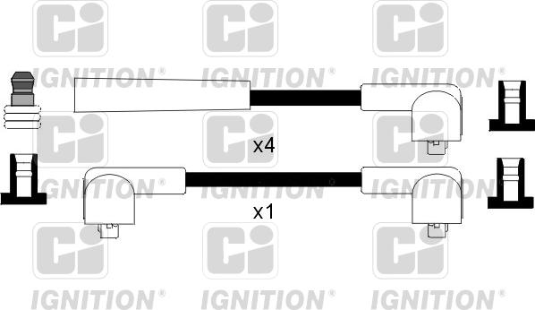 Quinton Hazell XC598 - Ignition Cable Kit autospares.lv