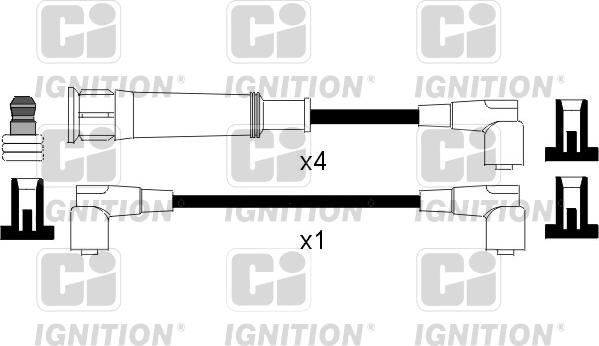 Quinton Hazell XC561 - Ignition Cable Kit autospares.lv