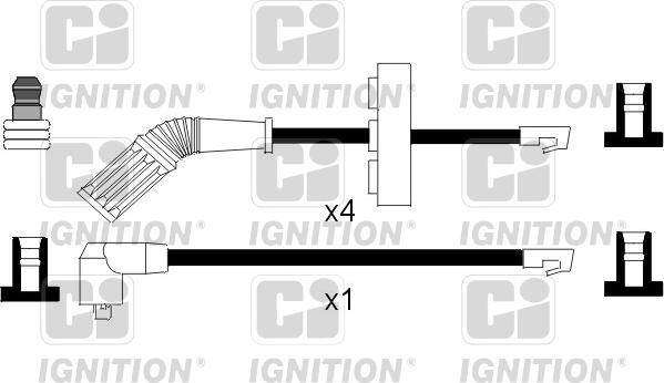 Quinton Hazell XC532 - Ignition Cable Kit autospares.lv