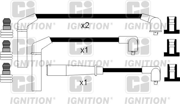 Quinton Hazell XC693 - Ignition Cable Kit autospares.lv