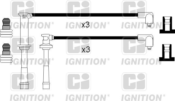 Quinton Hazell XC651 - Ignition Cable Kit autospares.lv