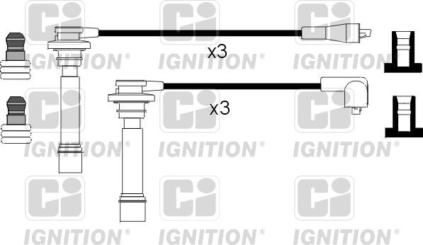 Quinton Hazell XC682 - Ignition Cable Kit autospares.lv