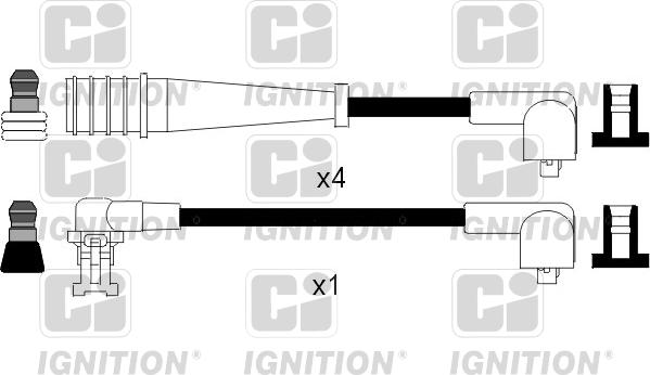 Quinton Hazell XC145 - Ignition Cable Kit autospares.lv