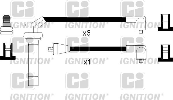 Quinton Hazell XC169 - Ignition Cable Kit autospares.lv