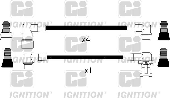 Quinton Hazell XC1098 - Ignition Cable Kit autospares.lv