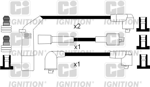 Quinton Hazell XC1059 - Ignition Cable Kit autospares.lv