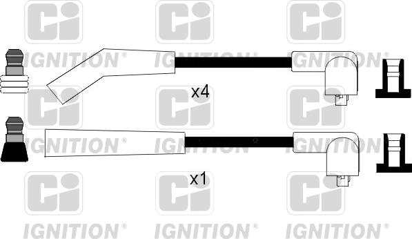 Quinton Hazell XC1056 - Ignition Cable Kit autospares.lv