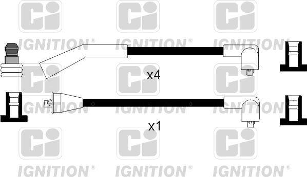 Quinton Hazell XC1069 - Ignition Cable Kit autospares.lv
