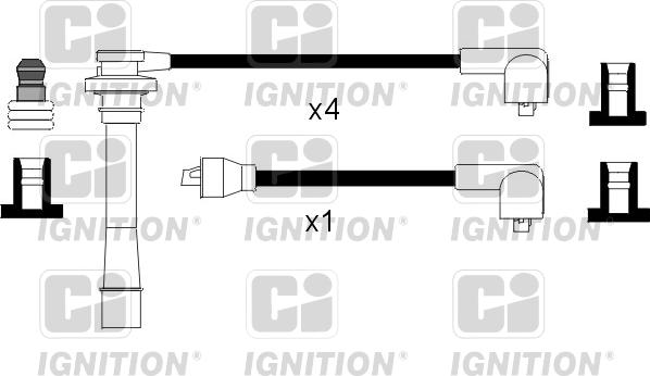 Quinton Hazell XC1061 - Ignition Cable Kit autospares.lv