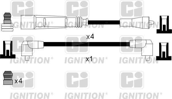 Quinton Hazell XC1063 - Ignition Cable Kit autospares.lv