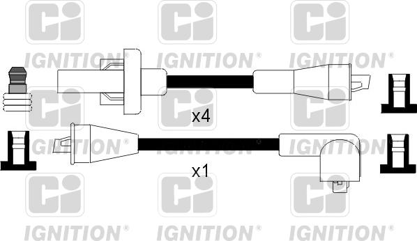 Quinton Hazell XC1067 - Ignition Cable Kit autospares.lv