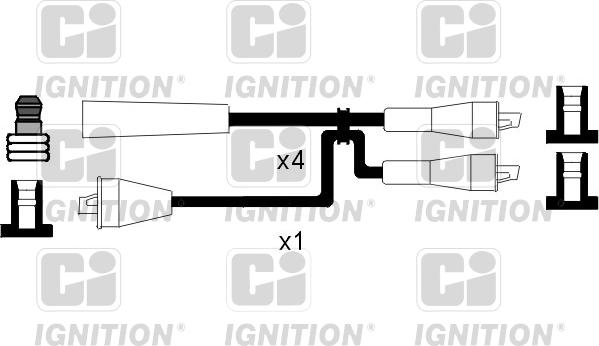 Quinton Hazell XC1013 - Ignition Cable Kit autospares.lv