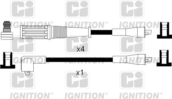 Quinton Hazell XC1086 - Ignition Cable Kit autospares.lv