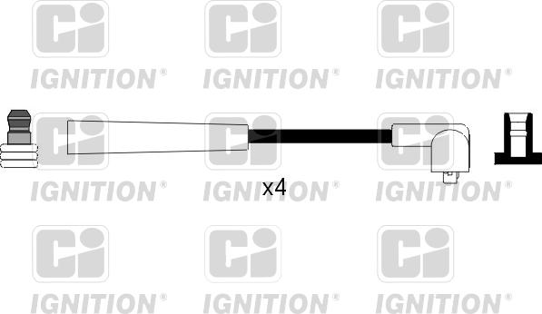 Quinton Hazell XC1081 - Ignition Cable Kit autospares.lv