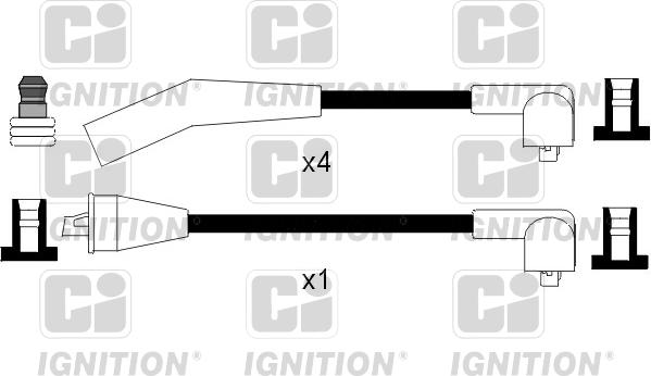 Quinton Hazell XC1022 - Ignition Cable Kit autospares.lv