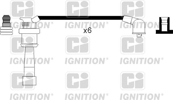 Quinton Hazell XC1076 - Ignition Cable Kit autospares.lv