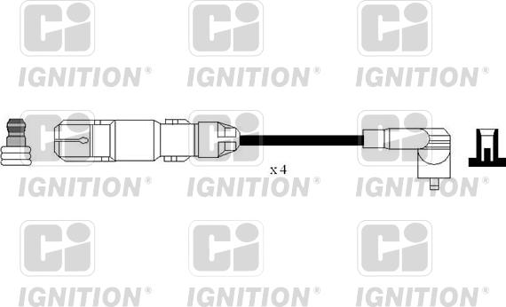 Quinton Hazell XC1194 - Ignition Cable Kit autospares.lv