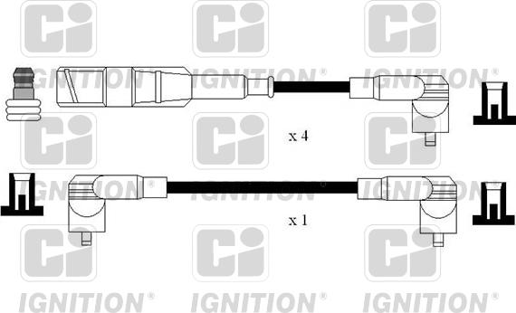 Quinton Hazell XC1198 - Ignition Cable Kit autospares.lv
