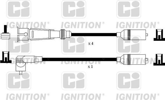 Quinton Hazell XC1142 - Ignition Cable Kit autospares.lv