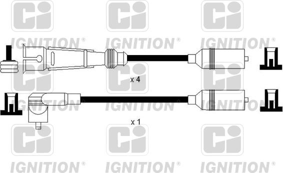 Quinton Hazell XC1159 - Ignition Cable Kit autospares.lv