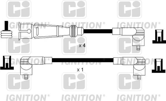 Quinton Hazell XC1151 - Ignition Cable Kit autospares.lv