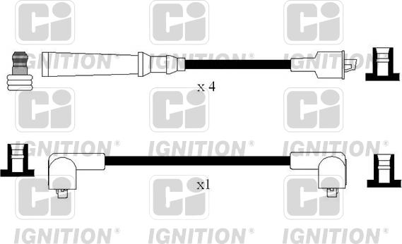 Quinton Hazell XC1152 - Ignition Cable Kit autospares.lv