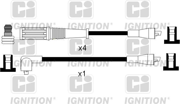 Quinton Hazell XC1112 - Ignition Cable Kit autospares.lv