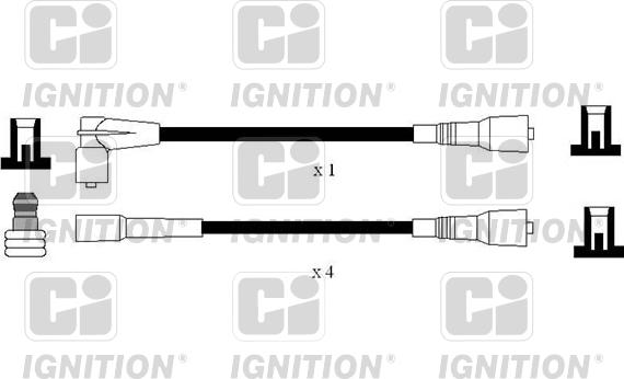 Quinton Hazell XC1187 - Ignition Cable Kit autospares.lv