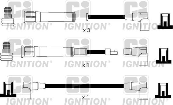 Quinton Hazell XC1123 - Ignition Cable Kit autospares.lv