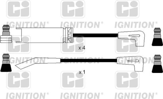 Quinton Hazell XC1127 - Ignition Cable Kit autospares.lv
