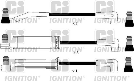 Quinton Hazell XC1172 - Ignition Cable Kit autospares.lv