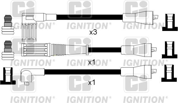 Quinton Hazell XC181 - Ignition Cable Kit autospares.lv