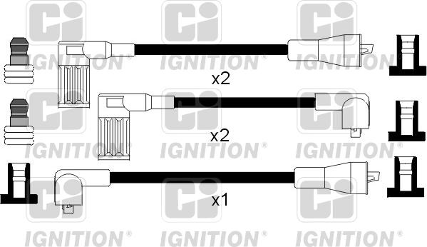 Quinton Hazell XC182 - Ignition Cable Kit autospares.lv