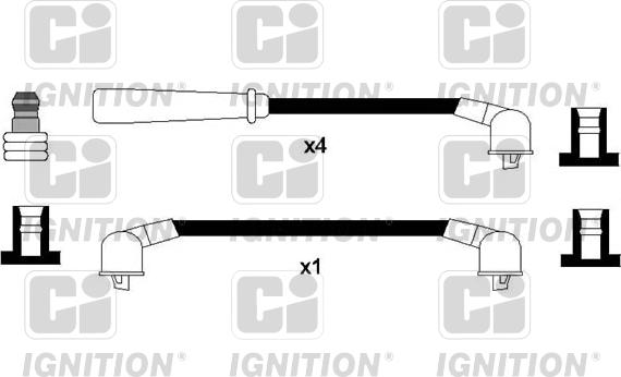 Quinton Hazell XC1231 - Ignition Cable Kit autospares.lv