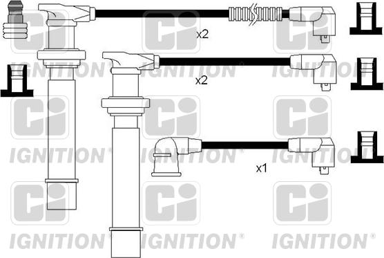 Quinton Hazell XC1223 - Ignition Cable Kit autospares.lv