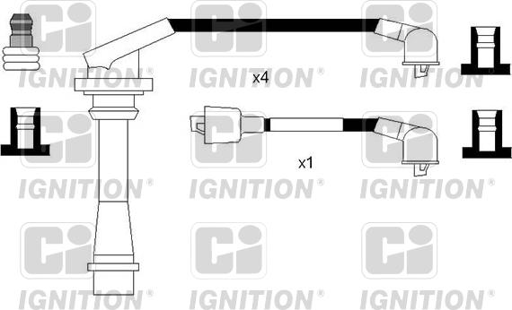 Quinton Hazell XC1222 - Ignition Cable Kit autospares.lv