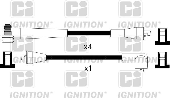 Quinton Hazell XC891 - Ignition Cable Kit autospares.lv