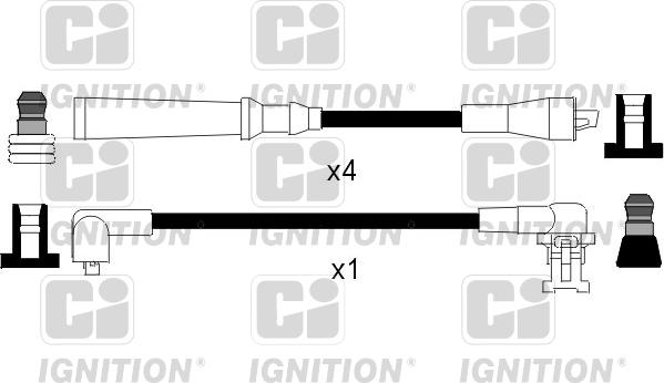 Quinton Hazell XC849 - Ignition Cable Kit autospares.lv