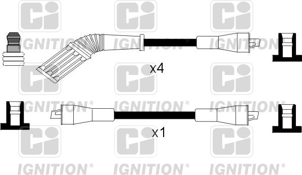 Quinton Hazell XC844 - Ignition Cable Kit autospares.lv