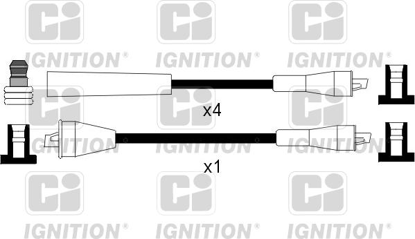 Quinton Hazell XC846 - Ignition Cable Kit autospares.lv