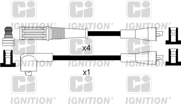 Quinton Hazell XC843 - Ignition Cable Kit autospares.lv